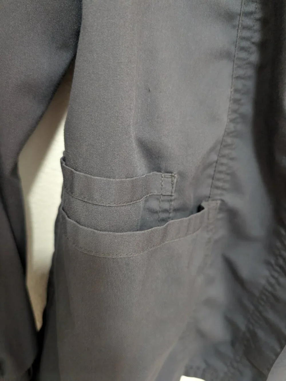 Cherokee Workwear Gray Scrub Jacket Small
